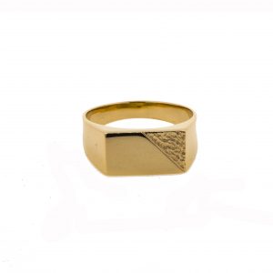 Klackring 18k guld