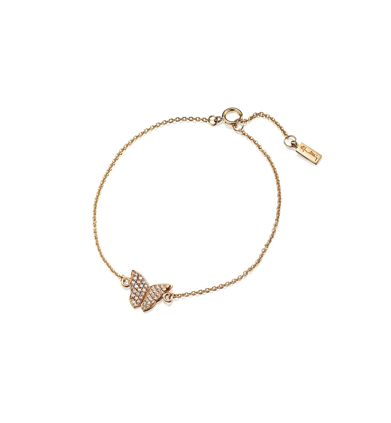 Little Miss Butterfly armband med diamanter